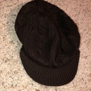 Brown Skater French Hat